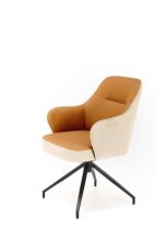 Halmar K527 židle hnědá / béžová (1p=2szt)