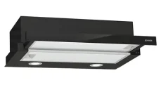 TH62E4BG černá / Odsavač par / teleskopický / 60 cm / 450 m3/h / 3 rychlosti / 71 dB (735442)