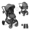 Hauck Kombinovaný kočárek 2v1 Convert N Care Dark Grey (HK309247)