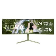 49" Arozzi Nova Forest Green / Monitor / VA / 5120x1440 / 32:9 / 165Hz / 1ms / HDMI 2.1 + DP 1.4 / USB-C (AZ-NO-49TUW165-FST)