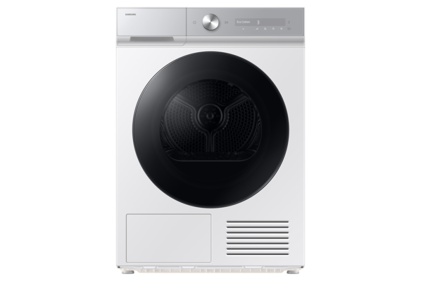 Samsung 9kg Bespoke Sušička Prádla s Quick Drive a programy AI Dry+ a Silent Dry Bílá Bílá DV90DB8845GHU4