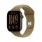 Apple Watch Series 12 GPS + Cellular 46mm Dark Bronze Aluminium Case with Olive Sport Band - M/L