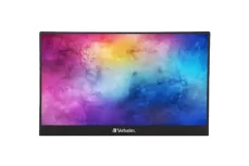 14" Verbatim PM-14 černá / IPS / FHD 1920 x 1080 / 16:9 / 6 ms / 300 cd-m2 / 1200:1 / USB-C / HDMI / přenosný (49590-V)