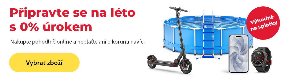 Připravte se na léto s 0% úrokem