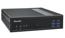 Shuttle XPC slim DL30N čierna / Intel N100 3.4GHz / 1xDDR5 / 1xSATA / 2x M.2 / 2xLAN / Bez OS (DL30N)