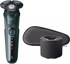 Philips Shaver series 5000 S5884/50 čierno-zelená / pánsky holiaci strojček Wet  Dry / 60 min prevádzka / 360° / dopredaj (S5884/50)