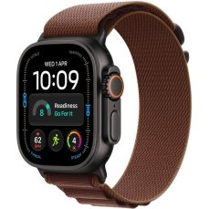 Apple Watch Ultra 4 GPS + Cellular 49mm Black Titanium Case with Burgundy Alpine Loop - M