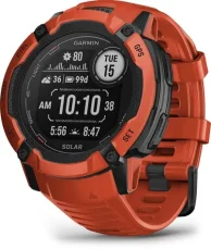 Garmin Instinct 2X Solar 50mm Flame Red / chytré hodinky / GPS / BT / 10 ATM / měření denní aktivity / solární dobíjení (010-02805-01)