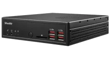 Shuttle XPC slim DH32U5 čierna / Intel Core i5-1135G7 2.4GHz / 2xDDR4 / 1xSATA / 2x M.2 / 2xLAN / Bez OS (DH32U5)