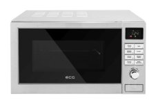ECG MTD 2081 VGSS bílá / Mikrovlnná trouba s grilem / 1000 W / 20 L / 5 úrovní ohřevu / 9 programů (100001143401)