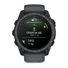 Chytré hodinky Garmin TACTIX 8 AMOLED CERAKORE, Slate Gray  + Topografické mapy Garmin TOPO CZECH Pro