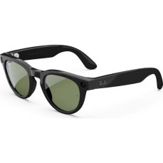 Meta RAY-BAN Headliner Gen2 chytré lesklé brýle (tmavá zelená skla G15) černé