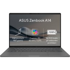 ASUS Zenbook A14 OLED UX3407RA-OLED027X Iceland Gray
