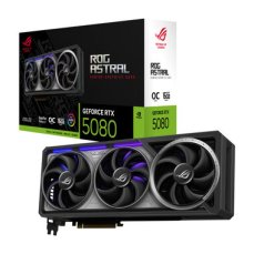 ASUS ROG Astral GeForce RTX 5080 16GB OC / 2407MHz / 16GB GDDR7 / 256-bit / 2x HDMI + 3x DP / 850W (16) (90YV0LV0-M0NA00)