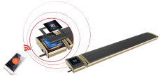 KRESSMAN WIFI infračervený ohrievač 13W 2400 W čierny- diaľkový ovládač