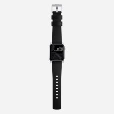 Nomad Leather Strap Modern Gr. ,silver - AW 44/42 mm