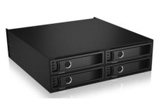 Icy Box IB-2242U2K čierna / Backplane pre 4x 2.5 HDD/SSD / U.2 SFF-8639 / Hot-Swap (IB-2242U2K)