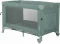 LIONELO Postýlka cestovní Ellen 3v1 Green Sage / přistýlka k posteli / do 15 kg / 2 kolečka s brzdou (LO-ELLEN GREEN SAGE)