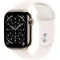 Apple Watch Series 11 GPS+Cellular 42mm Zlaté titanové tělo - Světle ruměný sportovní řemínek M/L / 150–200 mm (MF8X4MP/A)