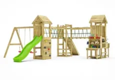 Dětské hřiště Marimex Play Basic 012 + zelená skluzavka