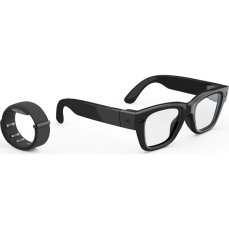 Meta RAY-BAN Display (Velké) chytré lesklé brýle (zatmavovací čiré/šedé) černé