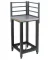 Cattara TORINO 3 / Rohový modul venkovní kuchyně / 47x47x123 cm / nerezová pracovní deska / ocel