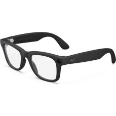 Meta RAY-BAN Wayfarer Gen2 (Veľké) inteligentné matné okuliare (zatmavovacie - číre/šedé) čierne