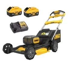 DeWalt DCMWSP156W2 / Aku kosačka na trávu s pojazdom / 2x18V / Šírka záberu: 53 cm / až 1340 m2 / kôš 67 l / 2x 8.0 Ah (DCMWSP156W2)