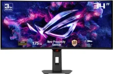 34" ASUS XG34WCDG černá / VA / 3440 x 1440 / 21:9 / 0.03ms / 1500000:1 / 250cd-m2 / DP+HDMI+USB-C / VESA (90LM0B70-B01171)