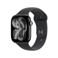 Apple Watch Series 11 GPS 42mm Aluminium Case Black Sport Band - M/L