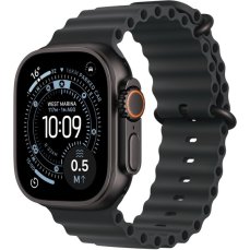 Apple Watch Ultra 3 (2025) 49mm Černý titan s černým oceánským řemínkem
