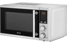 ECG MTD 2072 GSE strieborná / Mikrovlnná rúra amp; gril / 700 W amp; 900 W / 20 L / 8 programov (100000424209)