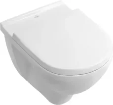 Villeroy  Boch O.novo - Závěsné WC se sedátkem SoftClose, Combi-Pack, s CeramicPlus, bílá (5660H1R1)