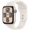 Apple Watch SE (2024) GPS + Cellular 40mm Hviezdne biele hliníkové telo - Hviezdne biely športový remienok M/L / 150-200 mm (MXGK3QC/A)