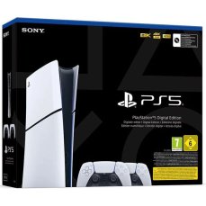 PlayStation 5 Slim Digital Edition 825GB + DualSense Wireless Controller bílý