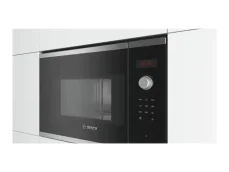 BOSCH BFL523MS0 čierna / Vstavaná mikrovlnná rúra / 20 l / 800 W / LED displej / 7 programov / Dotykové ovládanie (BFL523MS0)