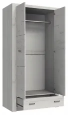 Halmar INDIANAPOLIS dvoudveřová se zásuvkami I1 kraft bílá (2 Karton)