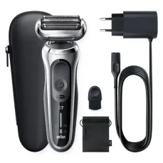 Braun 71-S1000s Series 7 / Elektrický holiaci strojček / WetDry / výdrž až 50 min / vodeodolný (71-S1000s Silver)