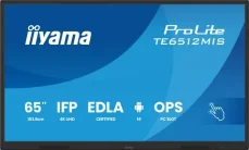 65" IIYAMA ProLite TE6512MIS-B4AG / 3840x2160 / VA / 16:9 / 6.5ms / 5000:1 / 400cd-m2 / HDMI / USB-C / VESA (TE6512MIS-B4AG)