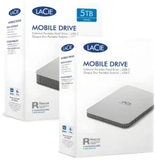 LaCie Mobile Drive 5 TB sivá / Externý HDD / Apple Exclusive / USB 3.2 Gen 1 / USB-C (STLR5000400)