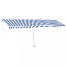 Volně stojící ručně zatahovací markýza 600x350 cm Dekorhome