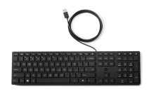 HP 320K drátová USB klávesnice, dánská - černá