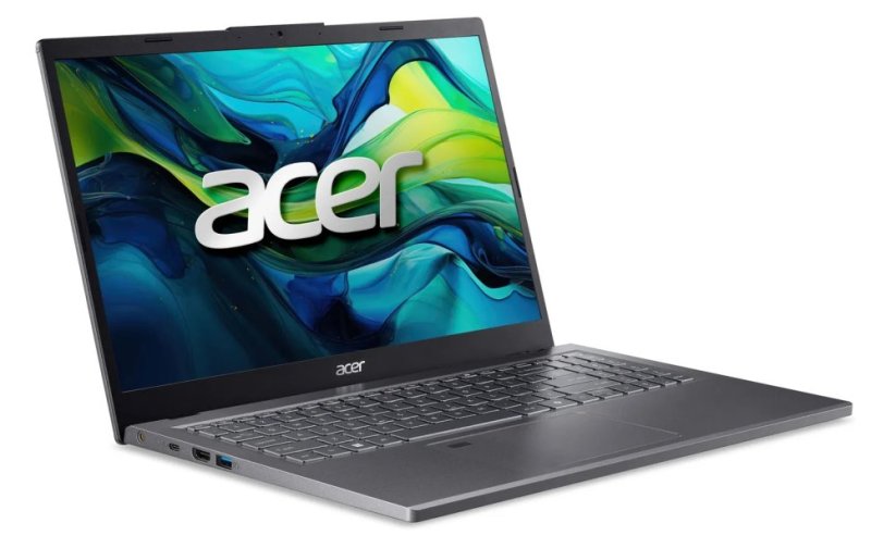 Notebook Acer Aspire 15 (A15-41M) 15,6 palců / AMD Ryzen 7 8840HS 3.30 GHz / 16 GB / 1 000 GB NVMe SSD / Šedá