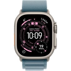 Apple Watch Ultra 3 (2025) 49mm Prírodný titán so svetlo modrým alpským ťahom L