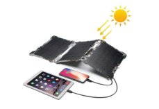 Solární Přenosná Nabíječka (rozkládací panel) Allpowers Adventure, 21W - maskáčová