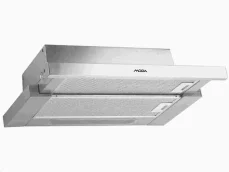 MORA OT 651 X stříbrná / Digestoř / 57 dBA / 304 m3/h (OT 651 X)