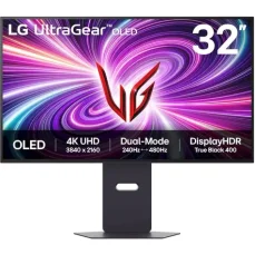 31.5" LG 32GS95UV-B černá / OLED / 3840 x 2160 / 16:9 / 1.5M:1 / 275cd-m2 / HDMI  DP / VESA (32GS95UV-B.AEU)