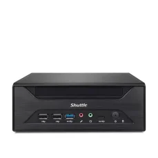 Shuttle XPC slim XH610 černá / Bez CPU (LGA1700/Intel Core 12th Gen) / 2xDDR4 / 3xSATA / 1x M.2 / 2xLAN / Bez OS (XH610)