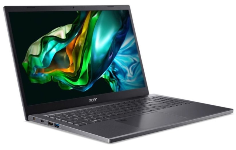 Notebook Acer Aspire 5 15 (A515-48M) 15,6 palců / AMD Ryzen 7 7730U 2.00 GHz / 16 GB / 512 GB NVMe SSD / Šedá