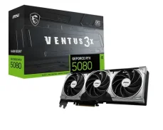 MSI GeForce RTX 5080 Ventus 3X OC čierna / Grafická karta / Nvidia / 16GB GDDR7 / 256-bit / 1x HDMI + 3x DP (V531-664R)